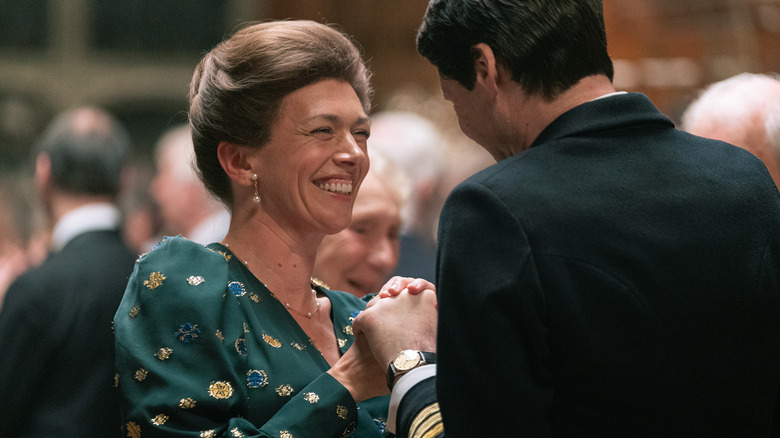 Princess Anne laughing