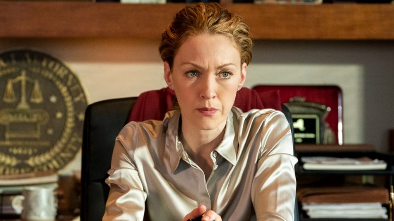 Avery Grafton sitting at her desk