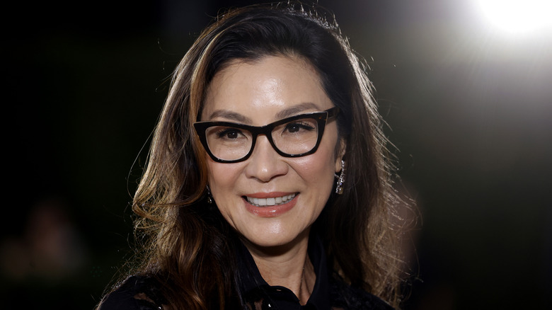 Michelle Yeoh wearing glasses