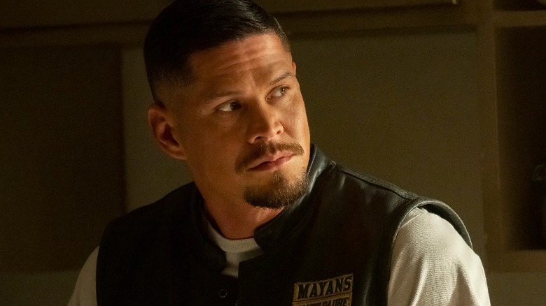 JD Pardo looking tough on Mayans MC