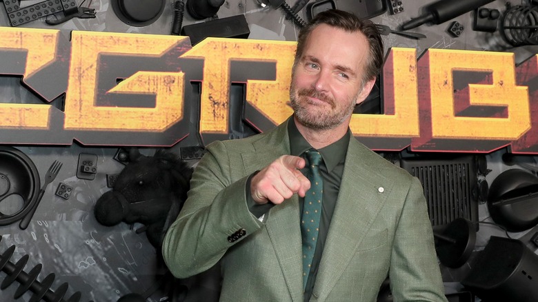 Will Forte pointing