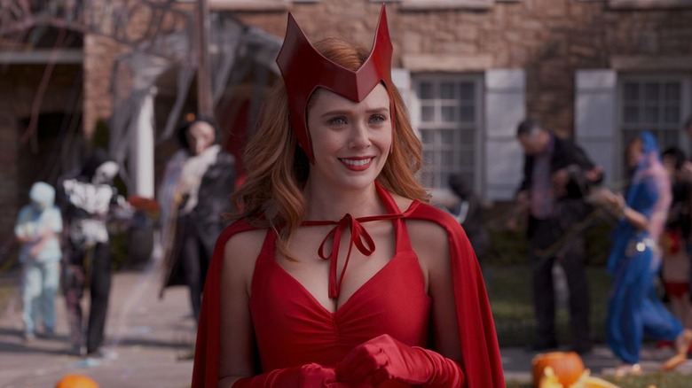 Scarlet Witch at Halloween