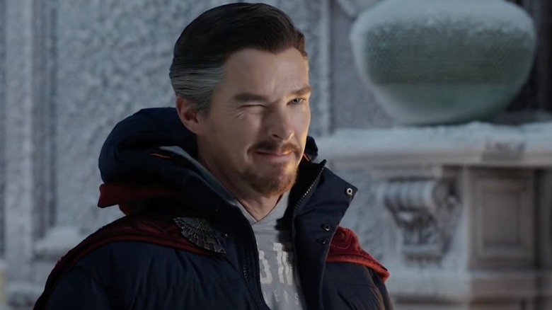 Dr. Strange gives a wink