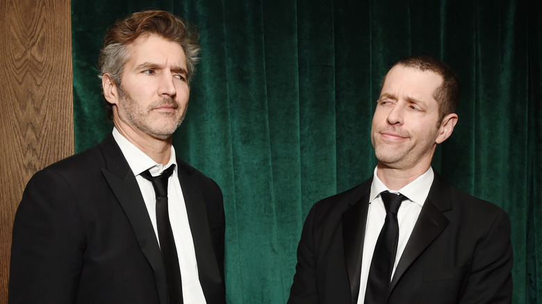 David Benioff and D.B. Weiss smirking