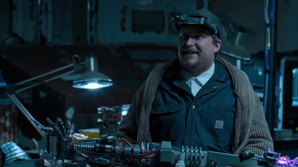 Michael Chernus as Phineas Mason, AKA The Tinkerer, in Spider-Man: Homecoming