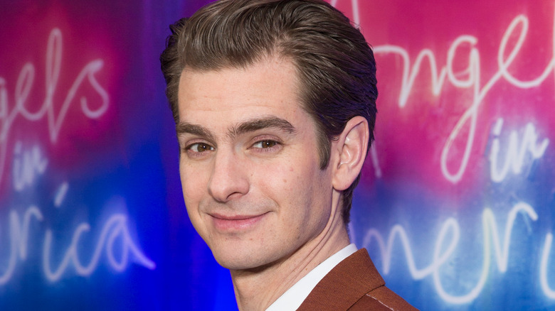 Andrew Garfield smiling