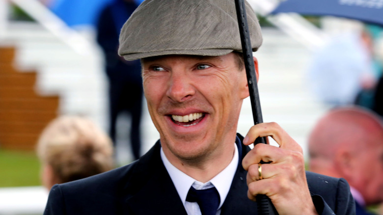 Benedict Cumberbatch, laughing