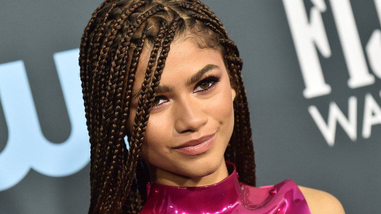 Zendaya, smiling