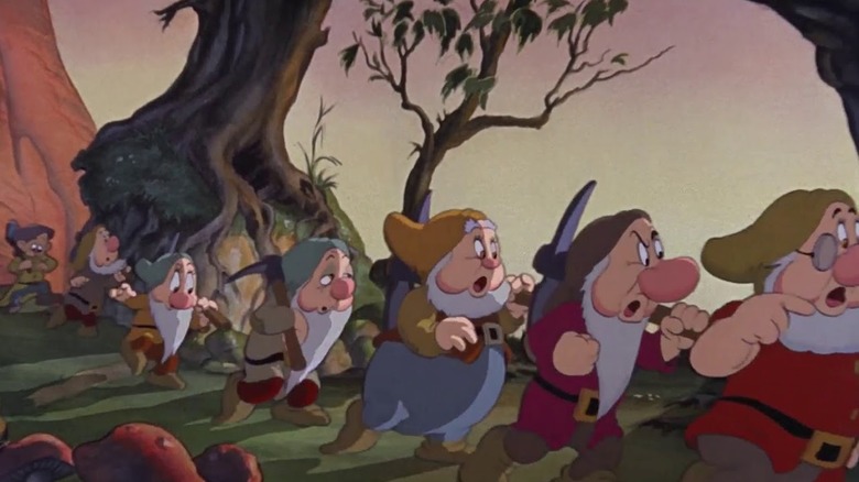 The seven dwarfs marching home