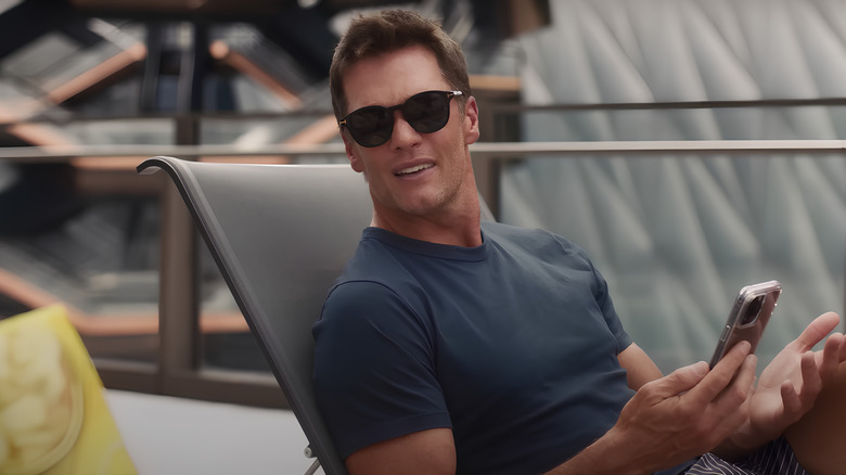 Tom Brady wearing sunglasses