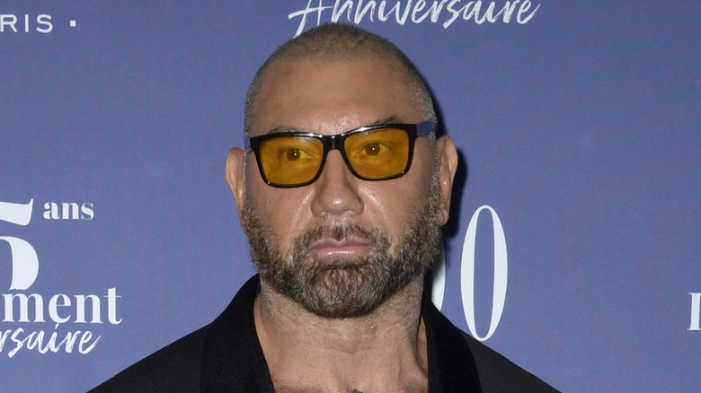 Dave Bautista at a French awards show