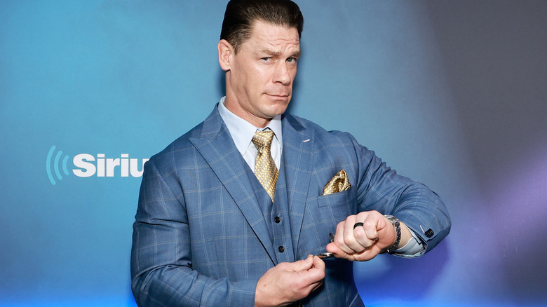 John Cena smirking