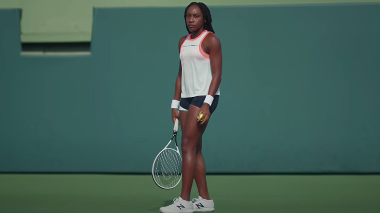 Coco Gauff tennis court