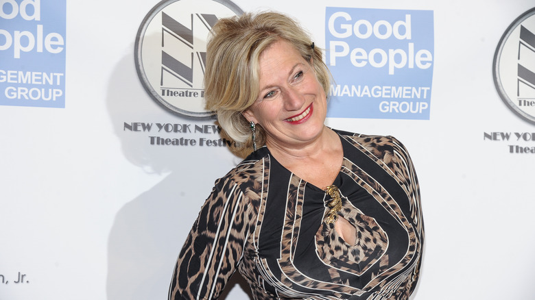 Jayne Atkinson smiling at event