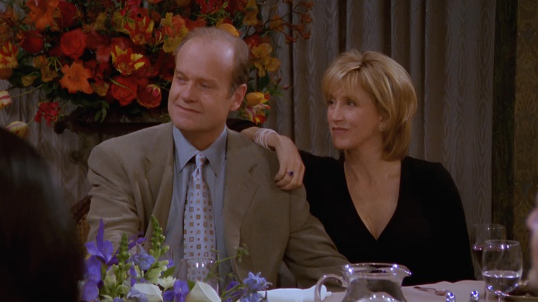 Frasier and Julia sitting together