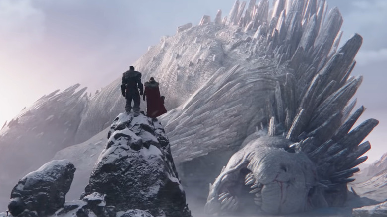 Thor and Korg near Falligar