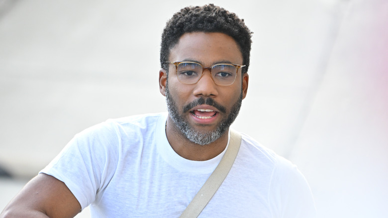 Donald Glover with glasses