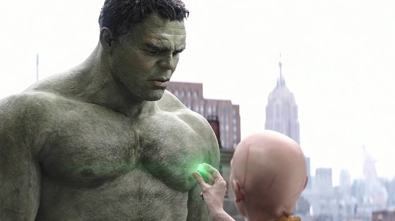 Hulk talking to Ancient One