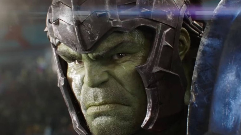 Hulk in a helmet