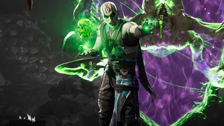 Quan Chi prepares to attack