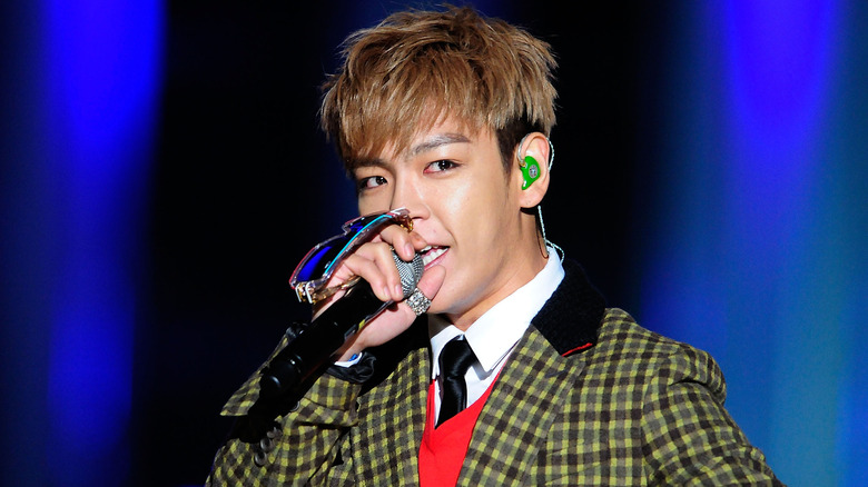 T.O.P. performing at the Hallyu Dream Concert in South Korea