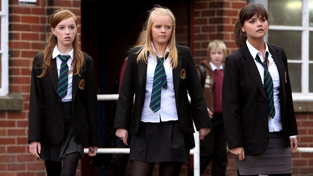 Siobhan Mailey and Waterloo Road classmates 