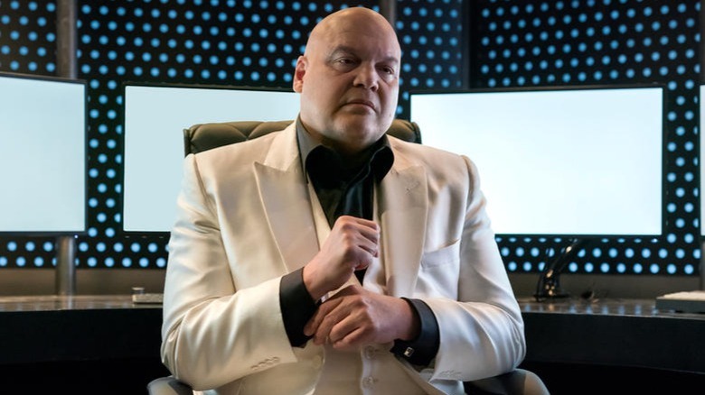 Wilson Fisk in a chair