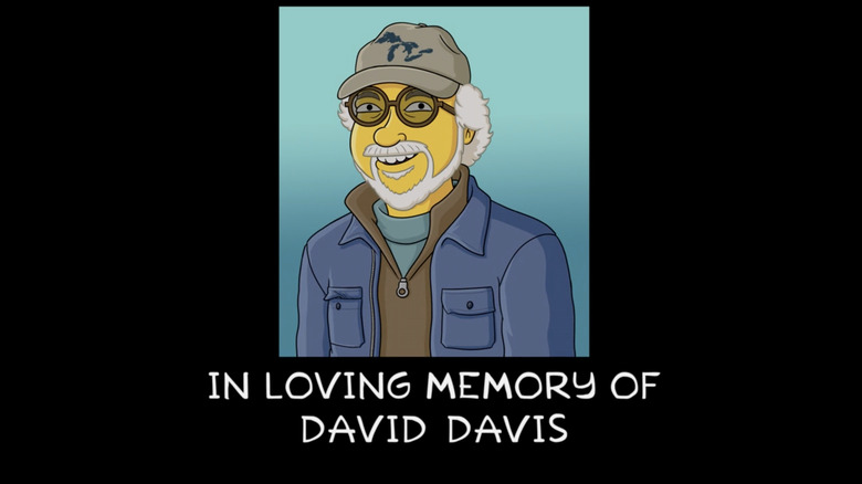 David Davis Simpsons dedication 