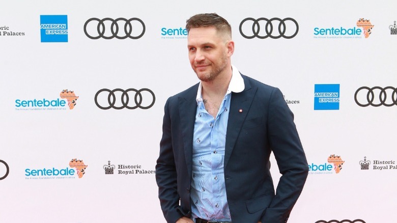 Tom Hardy arrives at the Audi Sentebale Concert