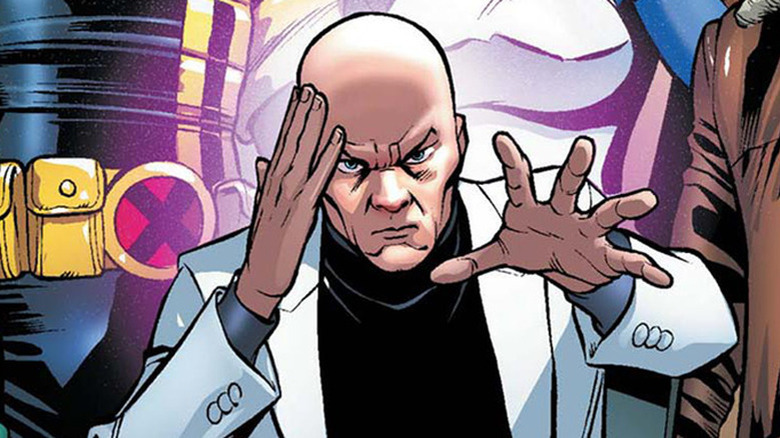 Professor X concentrating