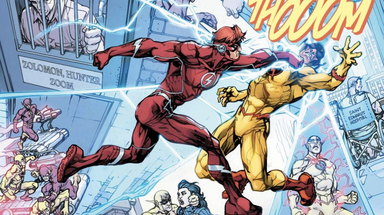 The Flash punches Zoom in The Flash (Vol. 5)