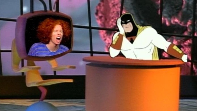 Space Ghost interviews Carrot Top on Space Ghost Coast to Coast