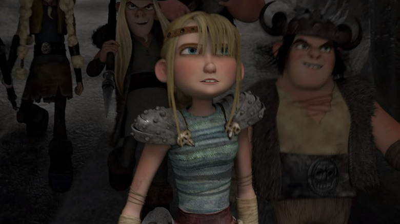 Astrid Hofferson looking up