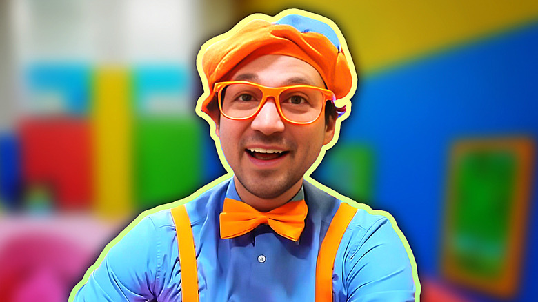 Blippi smiling