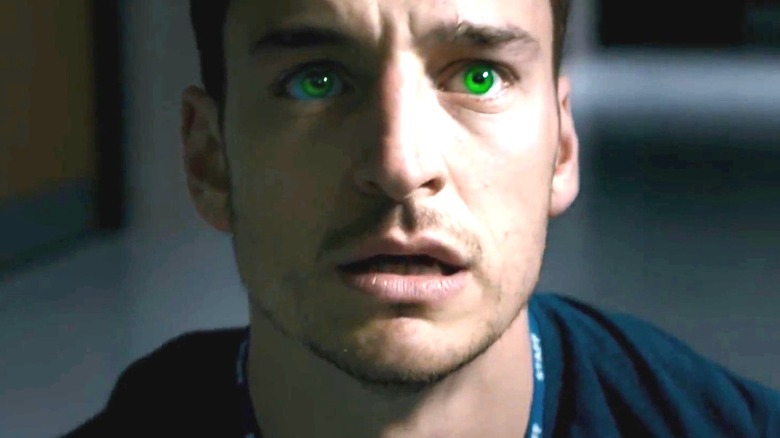 Ben Peel with green eyes