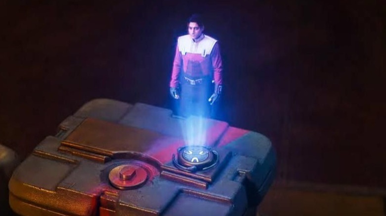 Ezra as a hologram