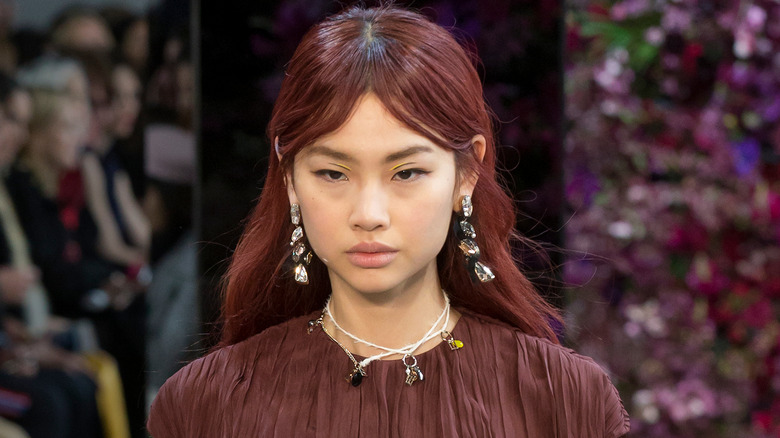 Jung Ho-yeon model at New York Fashion Week 