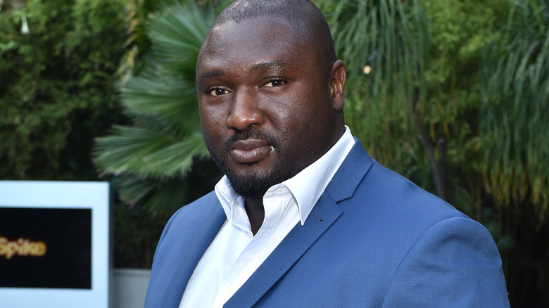 Nonso Anozie Blue Suit