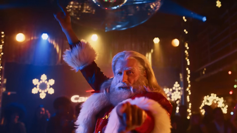 Santa dancing