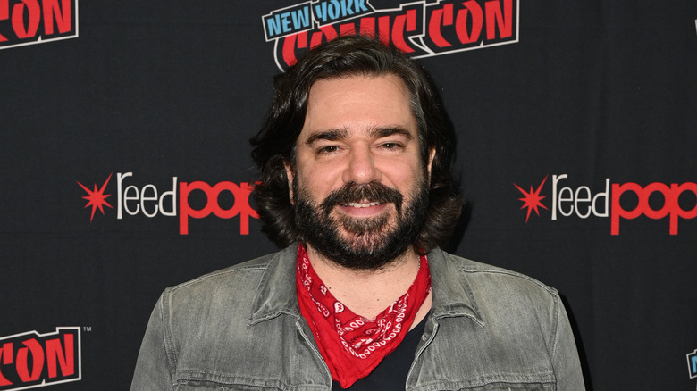 Matt Berry smiling at Comic Con