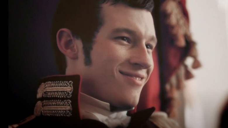 Callum Turner smiling