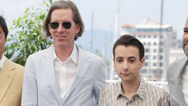 Wes Anderson and Jake Ryan smirking