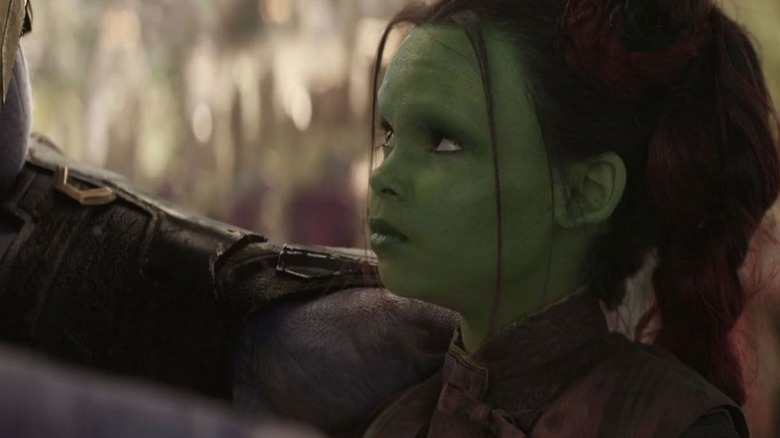 Young Gamora meets Thanos