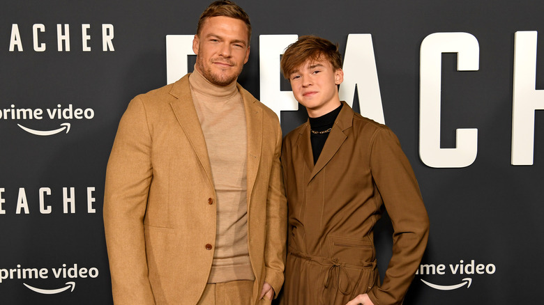 Maxwell Jenkins and Alan Ritchson posing