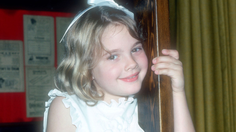 Drew Barrymore smiling