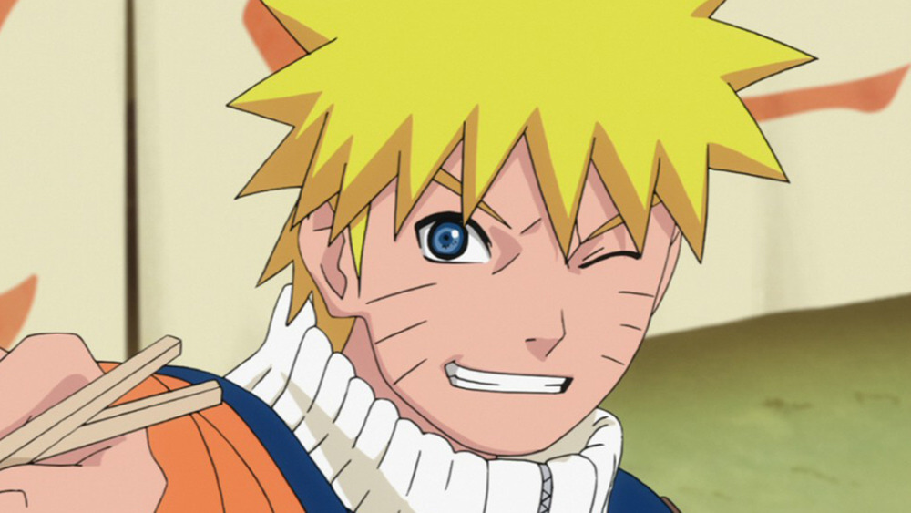 Naruto Smiling and Wiking