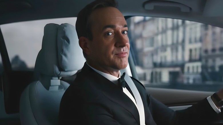 Matthew Macfadyen driving