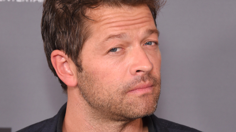 Misha Collins looking devious