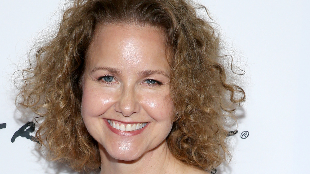 Actress Molly Hagan smiles