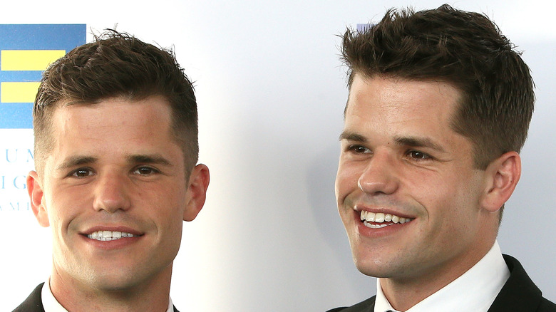 Charlie and Max Carver smiling